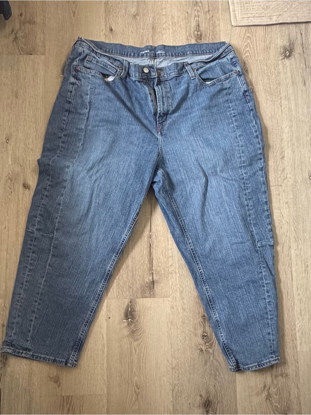 Old Navy Women's Cropped Blue Denim Jeans